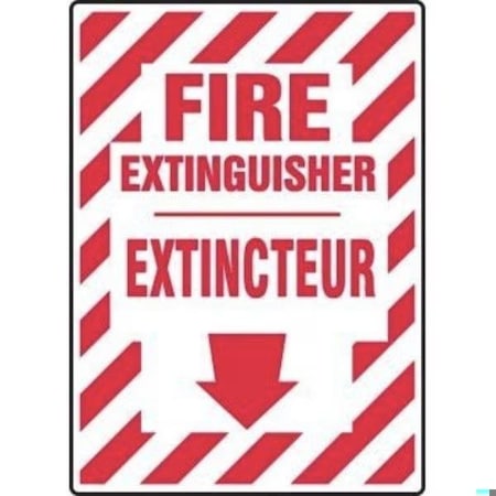 Accuform BILINGUAL FIRE SAFETY SIGN EXTINGUISHE FBMFXG931XL